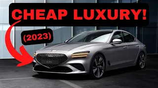 8 CHEAPEST LUXURY CARS You Can Buy NEW! (2023)