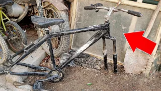 Forgotten Bicycle RESTORATION |Transforming A Trash Bike Into A Giant Mountain Bike