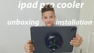 Ipad pro cooler - Unboxing and installation of Plextone ex3 tablet cooler
