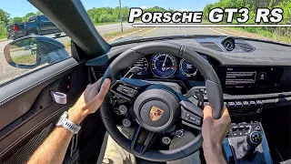 Porsche 911 GT3 RS - Driving the Ultimate 992 On the Street (POV Binaural Audio)