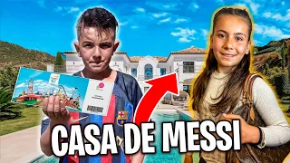 ENCONTRÉ a la NIÑA MESSI en CASA de LEO MESSI! ¡locura!