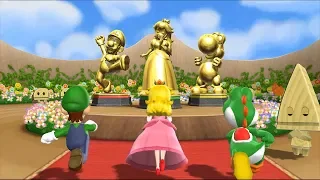 Mario Party 9 Step It Up - 1 vs. Rivals - Team Peach, Luigi & Yoshi vs Mario| Cartoons Mee