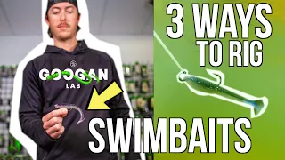 HOW TO RIG a SWIMBAIT! ( BEST 3 TECHNIQUES )