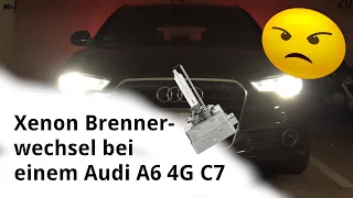 Audi A6 4G C7 Xenon bulb D3S exchange / change