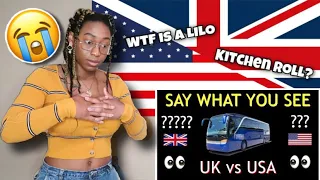 AMERICAN VS BRITISH ENGLISH *50 DIFFERENCES* REACTION (Funny🤣)| Favour