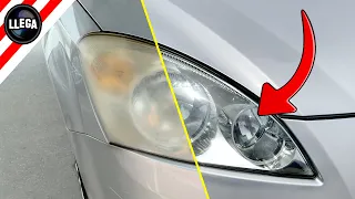 🔴 TRUCOO🚫 Cómo pulir los FAROS del COCHE y dejarlos nuevos 🚘 Invento para Limpiarlos ⚠️Life Hacks