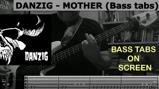 Danzig - Mother (#basscover with tabs)