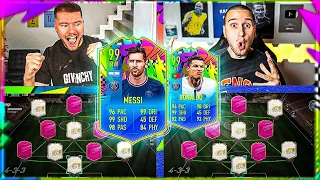 FIFA 21: NEW ERA PSG MESSI & C. RONALDO SQUAD BUILDER BATTLE 🔥🔥