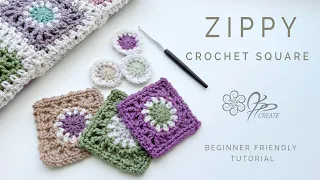 Beginner-Friendly Crochet | Whip Up a Zippy Square | Step-by-Step Guide