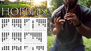 Tin Whistle Tabs for Lord of the Rings - Concerning Hobbits!!
