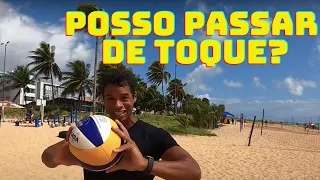 Posso passar de TOQUE no Vôlei de PRAIA? MANCHETÃO REGRAS 2023. #volei #voleidepraia #regrasvolei