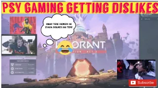 SID FIRST STREAM FUNNY MOMENTS | PSY GAMING GETTING DISLIKES