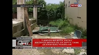 7-anyos na bata, patay matapos mahulog sa septic tank sa kanyang paaralan