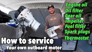 How to service a 4 stroke outboard motor yourself - Honda BF30