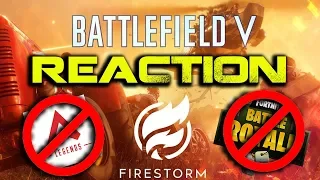 Battlefield 5 Firestorm Battle Royale Trailer Reaction