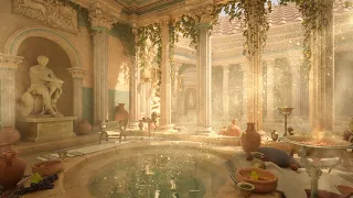 The Beautiful Ancient Roman Baths for Thinkers l Immersive Experience (4K)