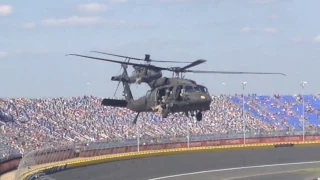 Military Drop-Off. Charlotte Motor Speedway.