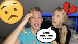 PANIC ATTACK PRANK ON GIRLFRIEND!! **cute reaction**