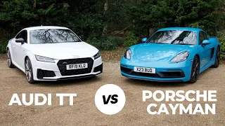 Audi TT vs Porsche Cayman | Head 2 Head [4K]