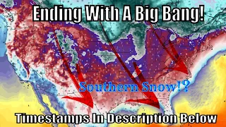 Multiple Huge Storms Coming! Ending With A Big Bang! - The WeatherMan Plus