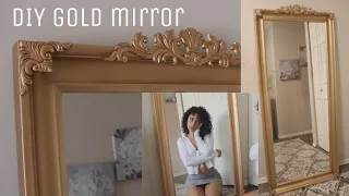 DIY Gold Parisian Mirror