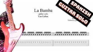 La Bamba solo TAB - electric guitar solo tabs (PDF + Guitar Pro)