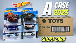 UNBOXING Hot Wheels 2023 SHORT CARD - A Case!