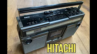 Hitachi TRK-5280 Vintage Radio Cassette Boombox. For Service & Repair. Vintage Audio Ghetto Blaster