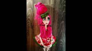 Strawberry Shortcake Fancy Fashion OOAK Art Doll