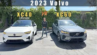 Volvo XC40 Vs XC60 - A Comprehensive Comparison Of 2023 Ultimate Trims | Vagabond Builds