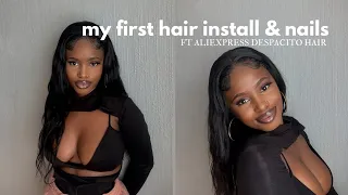 MY FIRST INSTALL FT ALIEXPRESS DESPACITO HAIR | SOUTH AFRICAN YOUTUBER