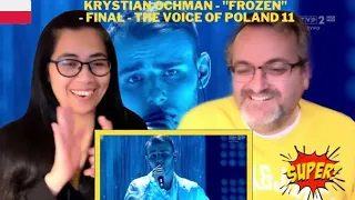 Krystian Ochman - "Frozen" - Finał - The Voice of Poland 11 - 🇩🇰NielsensTV REACTION💕