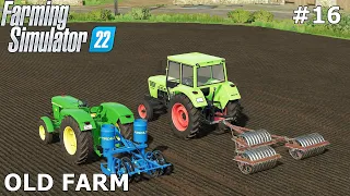 FS 22 | OLD FARM #16. Wooden wine barrel. Purchase of soil rollers. Sowing oats and beets |Timelapse