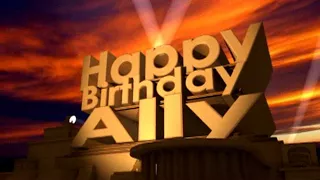 Happy Birthday Ally