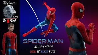 THE CORNER: HOT TOYS SPIDER-MAN "NO WAY HOME" RED AND BLUE SUIT