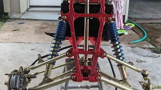 1986 TRX250R GOLD restoration front end pt.1