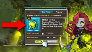 Starforcing The Most CURSED Item in Maplestory.... (Source Of Suffering)