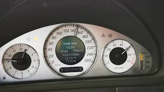 388 hp CLK 500 0-170 km/h ESP OFF