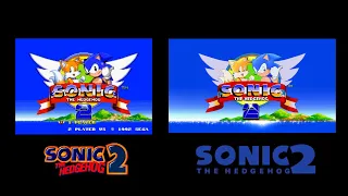 SONIC THE HEDGEHOG 2 INTRO (1992 / 2022) SIDE BY SIDE COMPARISION