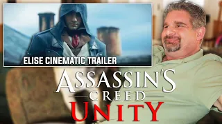 Dad Reacts to Assassin's Creed Unity  - Elise Cinematic Trailer