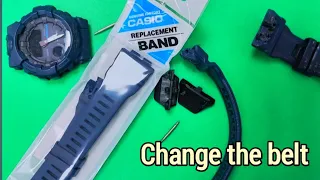 How to change the belt on Casio G-Shock GBA-800