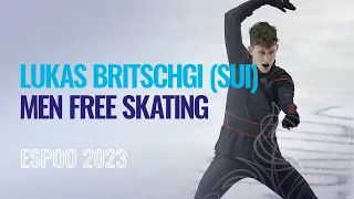 Lukas BRITSCHGI (SUI) | Men Free Skating | Espoo 2023 | #EuroFigure