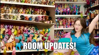Working on my collection displays: LPS, MLP and Winx Club! (Doll room update)