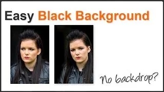 Photography Tips: Easy Black Background