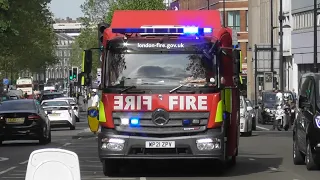 (A306) London Fire Brigade, Islington Fire Rescue Unit responding