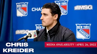 New York Rangers: Chris Kreider Postgame Media Availability | Apr. 26, 2022