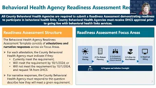 CalAIM Justice Behavioral Health Readiness Assessment Office Hours Session 2