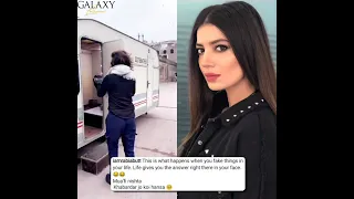 Rabia Butt had an 'oops' moment while filming a video with her vanity van the actress first laugh