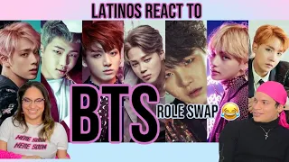 Latinos react to When Vocal & Rap Line (BTS) change roles #BTSFunny REACTION| FEATURE FRIDAY ✌