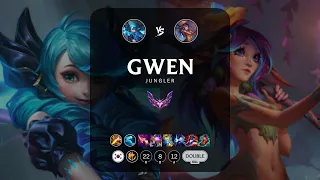 Gwen Jungle vs Lillia - KR Master Patch 13.8